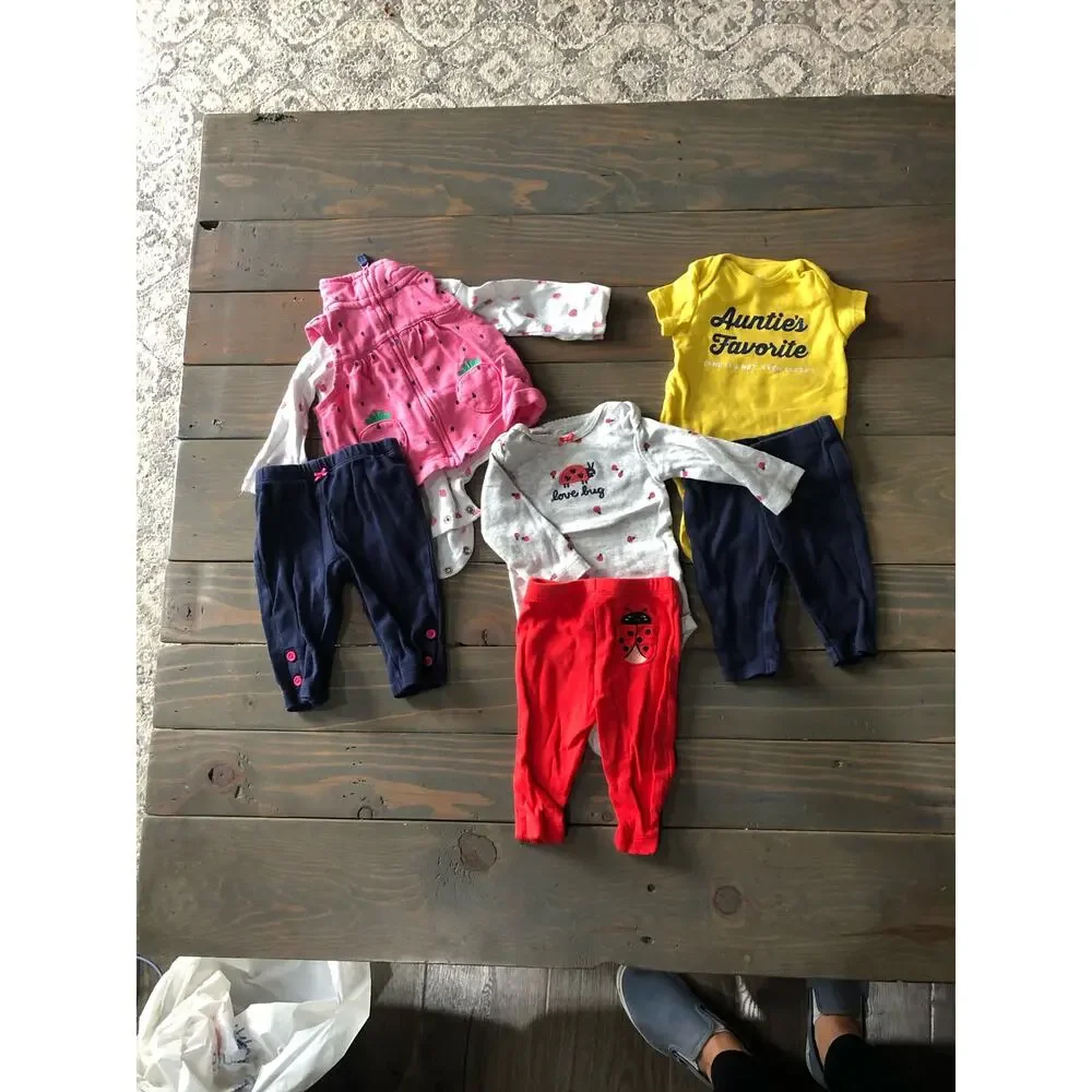 39 piece baby girls Carters clothes size 3 months